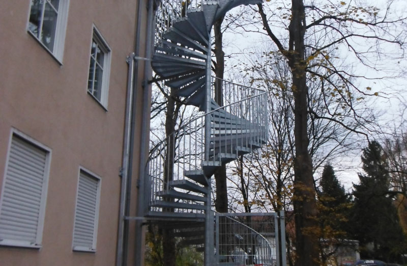 Flucht-Spindeltreppe
